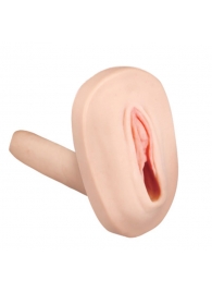 Мастурбатор-вагина с вибрацией и выносным пультом управления REALSTUFF SMOOTH   BALD - Dream Toys - в Грозном купить с доставкой