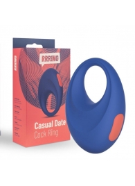 Синее эрекционное кольцо RRRING Casual Date Cock Ring - FeelzToys - в Грозном купить с доставкой