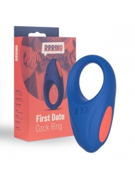 Синее эрекционное кольцо RRRING First Date Cock Ring - FeelzToys - в Грозном купить с доставкой