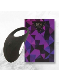 Черное эрекционное виброкольцо Thor Cockring - FeelzToys - в Грозном купить с доставкой