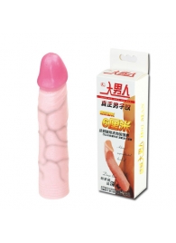 Удлиняющая насадка на пенис Deep Love - 21,5 см. - Baile - в Грозном купить с доставкой