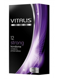 Презервативы с утолщённой стенкой VITALIS PREMIUM strong - 12 шт. - Vitalis - купить с доставкой в Грозном