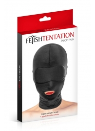 Сплошная маска на голову с прорезью для рта - Fetish Tentation - купить с доставкой в Грозном
