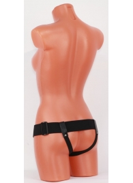 Универсальные черные трусики для страпона - БДСМ Арсенал - купить с доставкой в Грозном