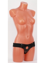 Универсальные черные трусики для страпона - БДСМ Арсенал - купить с доставкой в Грозном