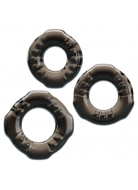 Набор из 3 эластичных дымчатых эрекционных колец - Baile - в Грозном купить с доставкой