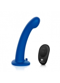 Синяя насадка Remote Control P-Spot G-Spot с черными трусиками - 20 см. - Pegasus - купить с доставкой в Грозном