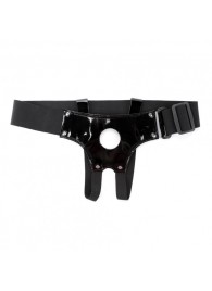 Универсальные лаковые трусики для страпона - БДСМ Арсенал - купить с доставкой в Грозном