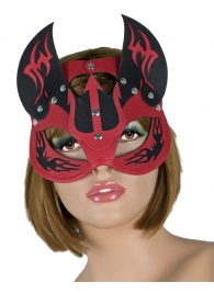 Маска дьяволицы с рожками - LOVETOY (А-Полимер) - купить с доставкой в Грозном