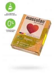 Экологически чистые презервативы Masculan Organic - 3 шт. - Masculan - купить с доставкой в Грозном