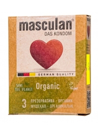 Экологически чистые презервативы Masculan Organic - 3 шт. - Masculan - купить с доставкой в Грозном