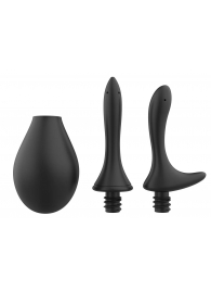 Черный анальный душ Nexus Anal Douche Set с 2 сменными насадками - Nexus Range - купить с доставкой в Грозном