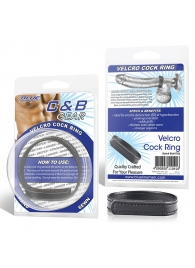 Кольцо на пенис из искусственной кожи на липучке VELCRO COCK RING - 5 см. - BlueLine - в Грозном купить с доставкой