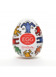 Мастурбатор-яйцо Keith Haring EGG DANCE - Tenga - в Грозном купить с доставкой