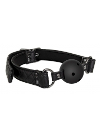 Черный кляп-шарик BALL GAG DIAMOND - Dream Toys - купить с доставкой в Грозном