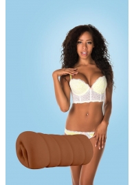 Коричневый мастурбатор-вагина BRIANNA - Dream Toys - в Грозном купить с доставкой