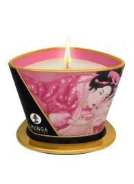 Массажная свеча Rose Petals с ароматом розы - 170 мл. - Shunga - купить с доставкой в Грозном