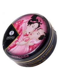 Массажная свеча Rose Petals с ароматом розы - 30 мл. - Shunga - купить с доставкой в Грозном