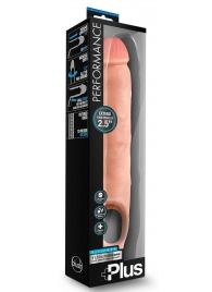 Телесная насадка-удлинитель 11.5 Inch Silicone Cock Sheath Penis Extender - 29,2 см. - Blush Novelties - в Грозном купить с доставкой