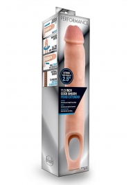 Телесная насадка на пенис 11.5 Inch Cock Sheath Penis Extender - 29,2 см. - Blush Novelties - в Грозном купить с доставкой