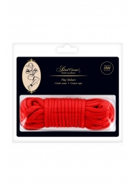 Красная веревка для фиксации - 10 м. - Sweet Caress - купить с доставкой в Грозном