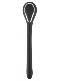 Черный гибкий уретральный стимулятор с вибрацией Vibrating Bendable Dilator - 13,5 см. - Orion - купить с доставкой в Грозном