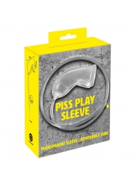 Прозрачная насадка на пенис Piss Play Sleeve для игр с мочеиспусканием - Orion - купить с доставкой в Грозном