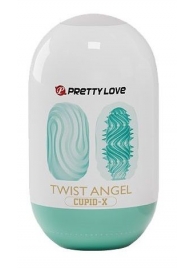Бирюзовый мастурбатор-яйцо Twist Angel - Baile - в Грозном купить с доставкой