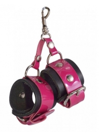 Розово-черный брелок  Наручники - Sitabella - купить с доставкой в Грозном