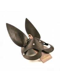 Черная гладкая маска  Зайка  с длинными ушками - Crazy Handmade - купить с доставкой в Грозном