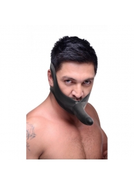 Черный кляп-страпон Masters Mini Face Fuck Strap-On - 14 см. - XR Brands - купить с доставкой в Грозном
