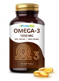 Пищевая добавка SuperCaps OMEGA-3 - 50 капсул (1000 мг) - SuperCaps - купить с доставкой в Грозном
