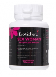 Капсулы для женщин Erotichard sex woman - 20 капсул (0,370 гр.) - Erotic Hard - купить с доставкой в Грозном