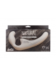 Бежевый безремневой страпон Temptation - Lola Games - купить с доставкой в Грозном