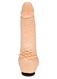 Телесная насадка-фаллос с шипами для массажа клитора - 17,8 см. - LOVETOY (А-Полимер) - купить с доставкой в Грозном