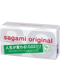 Ультратонкие презервативы Sagami Original 0.02 - 10 шт. - Sagami - купить с доставкой в Грозном