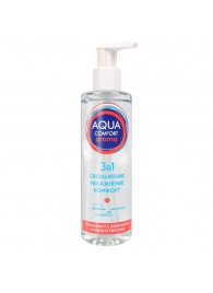 Гель-лубрикант на водной основе Aqua Comfort Aroma с ароматом персика - 195 гр. - Биоритм - купить с доставкой в Грозном