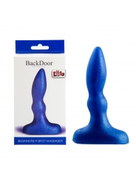 Синий анальный стимулятор Beginners p-spot massager - 11 см. - Lola Games - в Грозном купить с доставкой