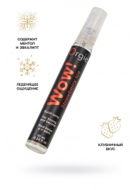 Оральный спрей ORGIE Wow! Strawberry Ice Blowjob Spray с охлаждающим и возбуждающим эффектом - 10 мл. - ORGIE - купить с доставкой в Грозном