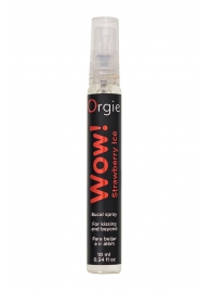 Оральный спрей ORGIE Wow! Strawberry Ice Blowjob Spray с охлаждающим и возбуждающим эффектом - 10 мл. - ORGIE - купить с доставкой в Грозном