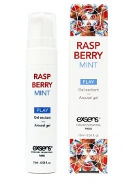 Возбуждающий гель Raspberry Mint с ароматом малины и мяты - 15 мл. - Exsens - купить с доставкой в Грозном