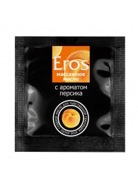 Саше массажного масла Eros exotic с ароматом персика - 4 гр. - Биоритм - купить с доставкой в Грозном