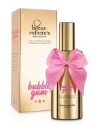 Гель с ароматом жвачки Bubblegum 2-in-1 Scented Silicone Massage And Intimate Gel - 100 мл. - Bijoux Indiscrets - купить с доставкой в Грозном