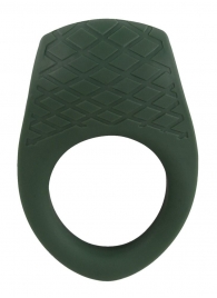 Зеленое эрекционное виброкольцо Luxurious Vibro Cock Ring - Orion - в Грозном купить с доставкой