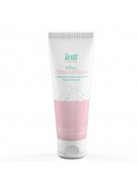 Лубрикант на водной основе Vibe Sensation с клубничным вкусом и легким вибрирующим эффектом - 50 гр. - INTT - купить с доставкой в Грозном