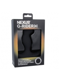Черный вибромассажер простаты Nexus G-Rider+ - 12,6 см. - Nexus Range - в Грозном купить с доставкой