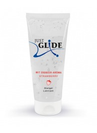 Лубрикант на водной основе Just Glide Strawberry с ароматом клубники - 200 мл. - Orion - купить с доставкой в Грозном