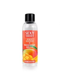 Массажное масло Sexy Sweet Juicy Mango с феромонами и ароматом манго - 75 мл. - Биоритм - купить с доставкой в Грозном