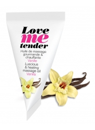 Съедобное согревающее массажное масло Love Me Tender Vanilla с ароматом ванили - 10 мл. - Love to Love - купить с доставкой в Грозном
