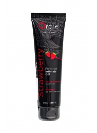Интимный гель на водной основе Lube Tube Strawberry с клубничным вкусом - 100 мл. - ORGIE - купить с доставкой в Грозном